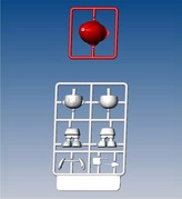 当初は単色での製造を計画しておりましたが、サルビーの帽子はやはり赤が良いとの思いから、二色で製品化になりました。